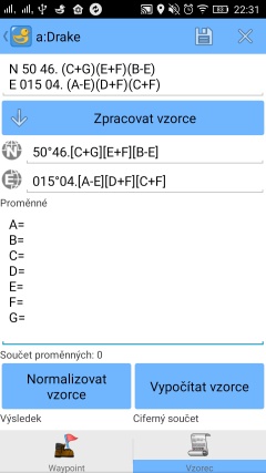 Vložení vzorce